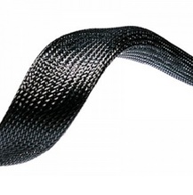 Flätad kabelstrumpa 3-9mm 10meter