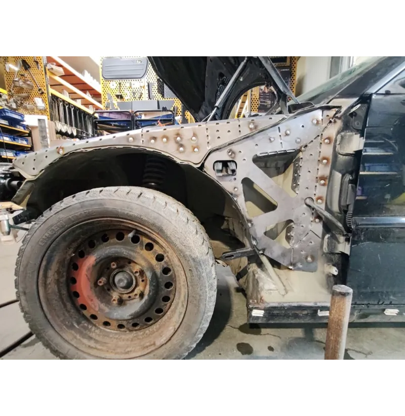 Förstärkningsplåt Ramben Fram BMW E46