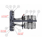 SPD Bränslepumpsarmatur 200mm