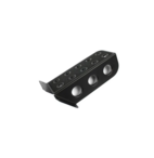 Fotstöd Vänster Förare Svart