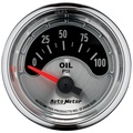 2-1/16" Oljetryck, 0-100 PSI, AMERICAN MUSCLE