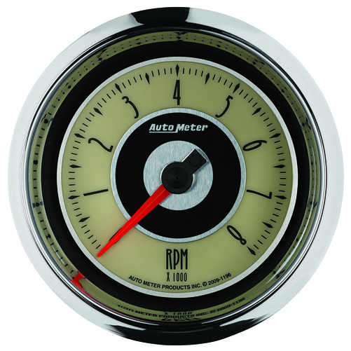 3-3/8" Varvräknare, 0-8,000 RPM, CRUISER
