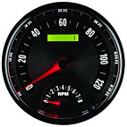 5" Varvmätare/Hastighetsmätare, COMBO, 8K RPM/120 MPH, AMERICAN MUSCLE