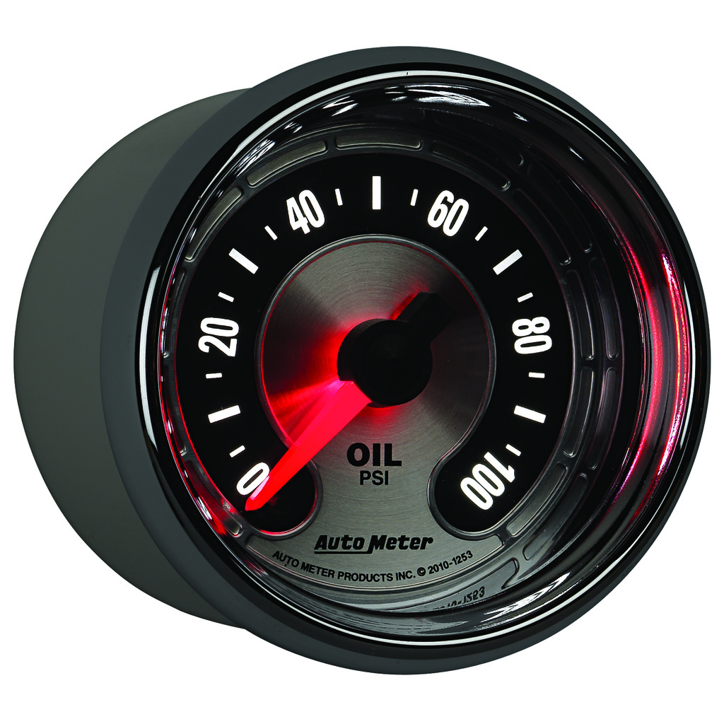 2-1/16" Oljetryck, 0-100 PSI, AMERICAN MUSCLE