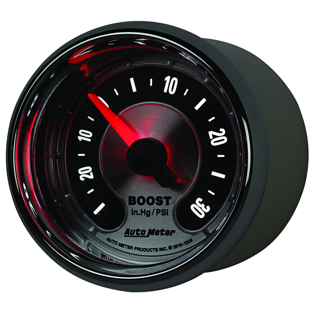 2-1/16" Laddtryck/Vacuum, 30 IN HG/30 PSI, AMERICAN MUSCLE