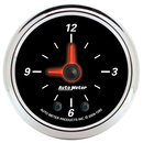 2-1/16" Klocka, 12-Timmar DESIGNER BLACK II