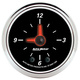 2-1/16" Klocka, 12-Timmar DESIGNER BLACK II