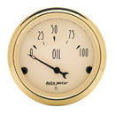 2-1/16" Oljetryck, 0-100 PSI, GOLDEN OLDIES