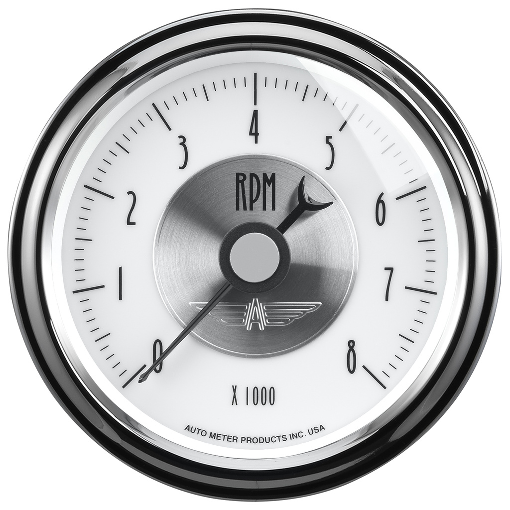 3-3/8" Varvräknare, 0-8,000 RPM, PRESTIGE PEARL