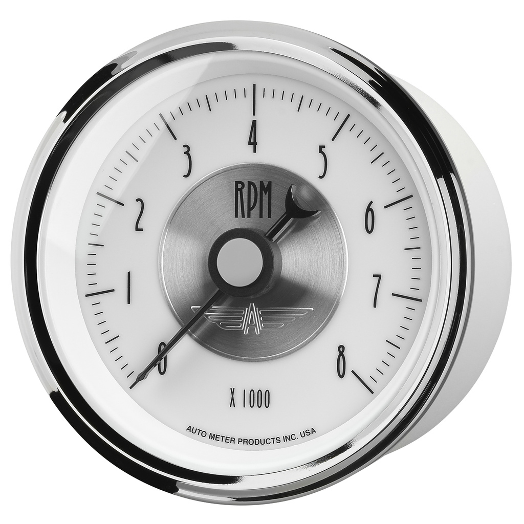 3-3/8" Varvräknare, 0-8,000 RPM, PRESTIGE PEARL