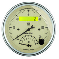 2 PC. Mätar-KIT, 3-3/8" QUAD & Varvräknare/SPEEDO, 240-33 Ω, ANTIQUE BEIGE