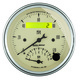3-3/8" Varvmätare/Hastighetsmätare, COMBO, 8K RPM/120 MPH, ANTIQUE BEIGE