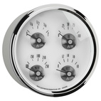 5" Quad Mätare, 100 PSI/100-250 °F/8-18V/240-33 Ω, PRESTIGE PEARL