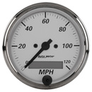 3-1/8" Hastighetsmätare,, 0-120 MPH, AMERICAN PLATINUM