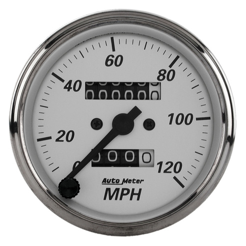 3-1/8" Hastighetsmätare,, 0-120 MPH, AMERICAN PLATINUM