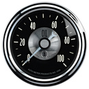 2-1/16" Oljetryck, 0-100 PSI, PRESTIGE BLACK DIAMOND