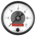 3-3/8" Hastighetsmätare,, 0-120 MPH, PRESTIGE PEARL