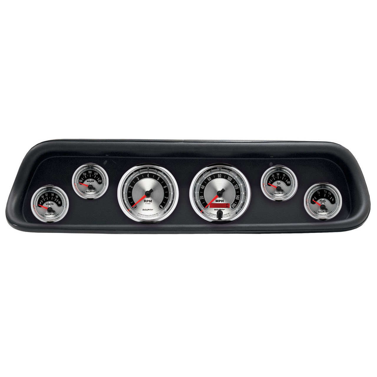 6-mätarpanel, direktmontering, FORD MUSTANG 64-65, AMERICAN MUSCLE