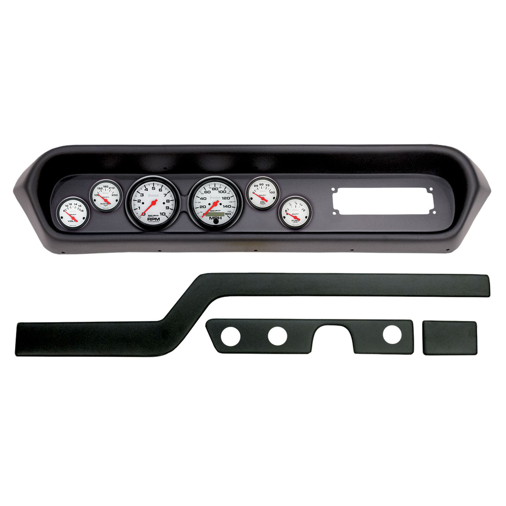 6-mätarpanel, direktmontering, PONTIAC GTO/LEMANS 64-65, PHANTOM