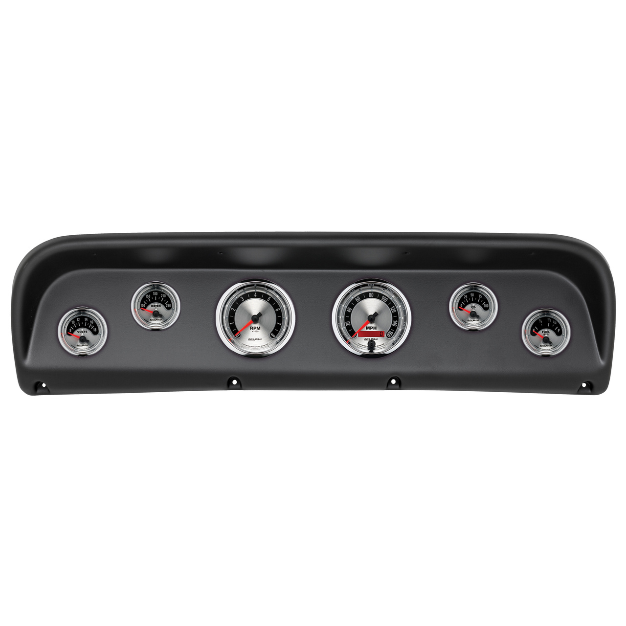 6-mätarpanel, direktmontering, FORD TRUCK 67-72, AMERICAN MUSCLE