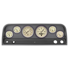 6-mätarpanel, direktmontering, CHEVY TRUCK 64-66, ANTIQUE BEIGE