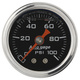 1-1/2" PRESSURE, 0-100 PSI, BLACK