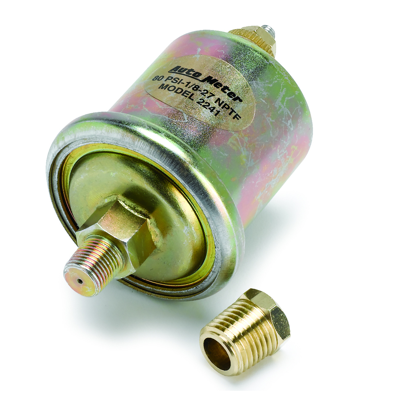 SENSOR, Oljetryck, 0-80PSI, 1/8" NPT MALE, FOR SHORT SWEEP ELEC.