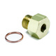 FITTING, ADAPTER, METRIC, M16X1.5 MALE TO 1/8" NPTF FEMALE, BRASS