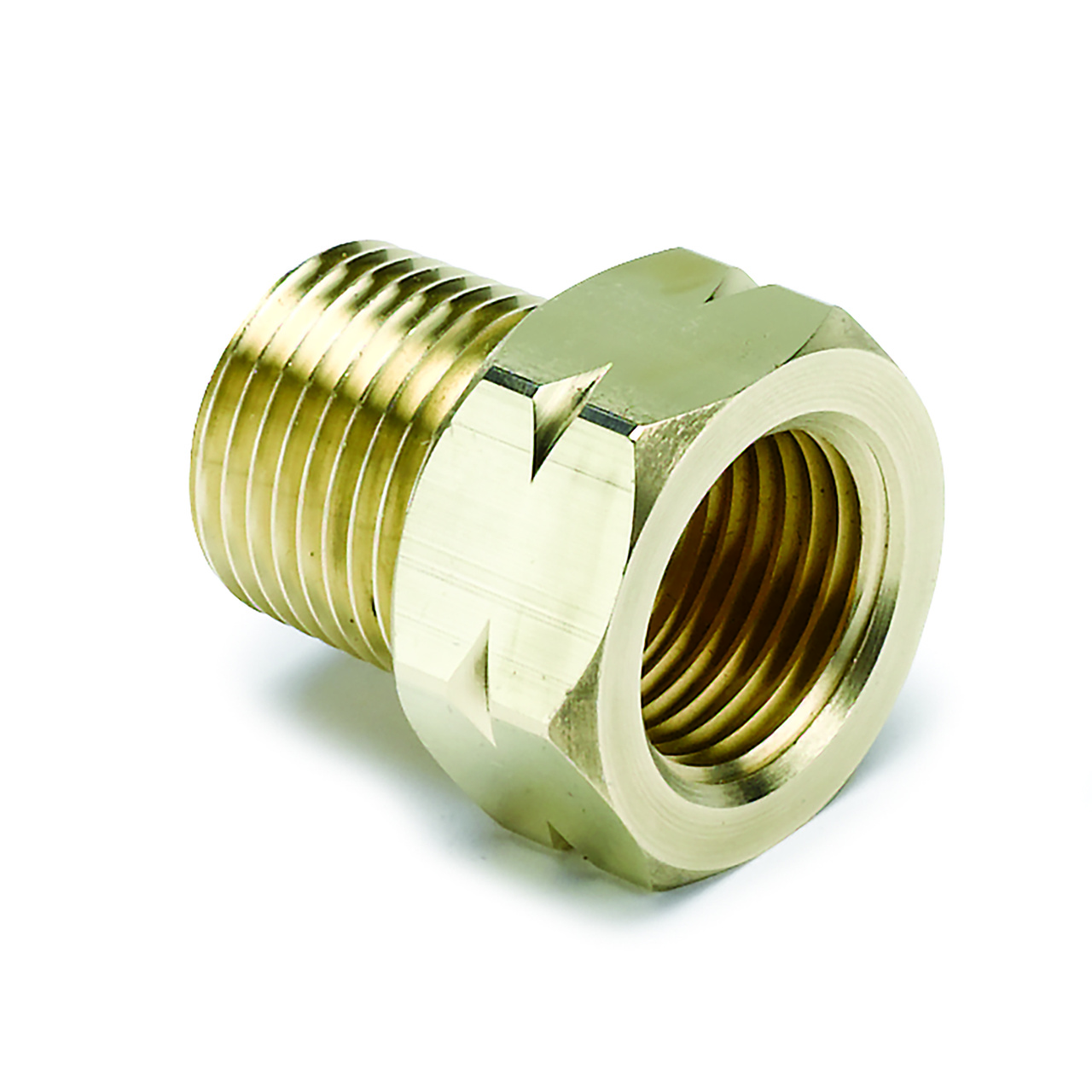 FITTING, ADAPTER, 3/8" NPT MALE, BRASS, FOR AUTO GAGE MECH. TEMP.