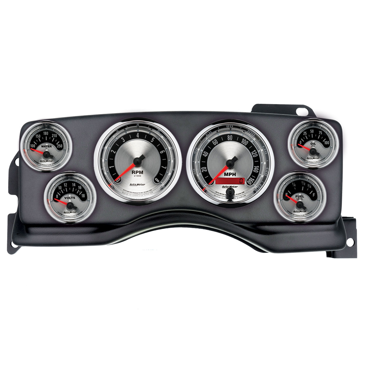 6-mätarpanel, direktmontering, FORD MUSTANG 90-93, AMERICAN MUSCLE