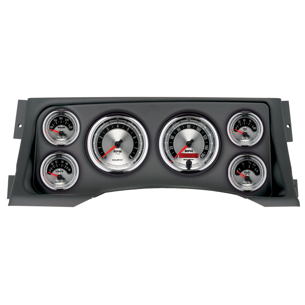 6-mätarpanel, direktmontering, CHEVY/GMC TRUCK 95-98, AMERICAN MUSCLE
