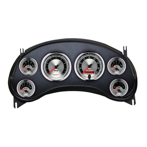6-mätarpanel, direktmontering, CHEVY S10 TRUCK 98-04, AMERICAN MUSCLE