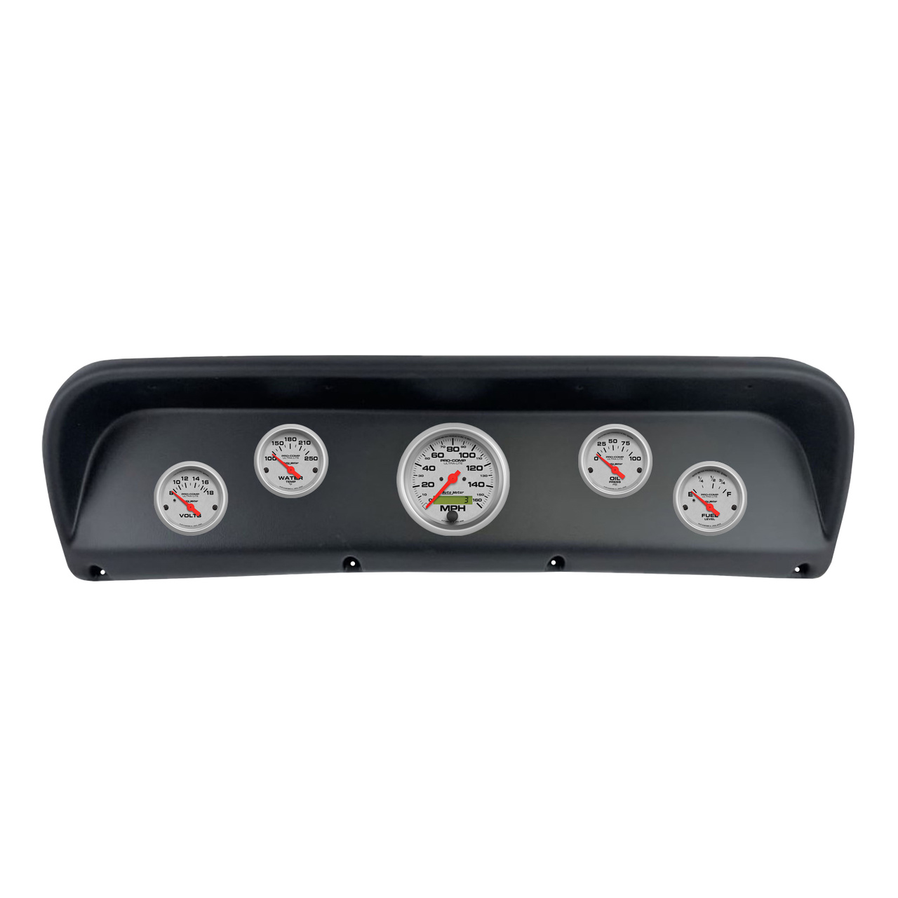 5-mätarpanel, direktmontering, FORD F100 67-72, ULTRA-LITE