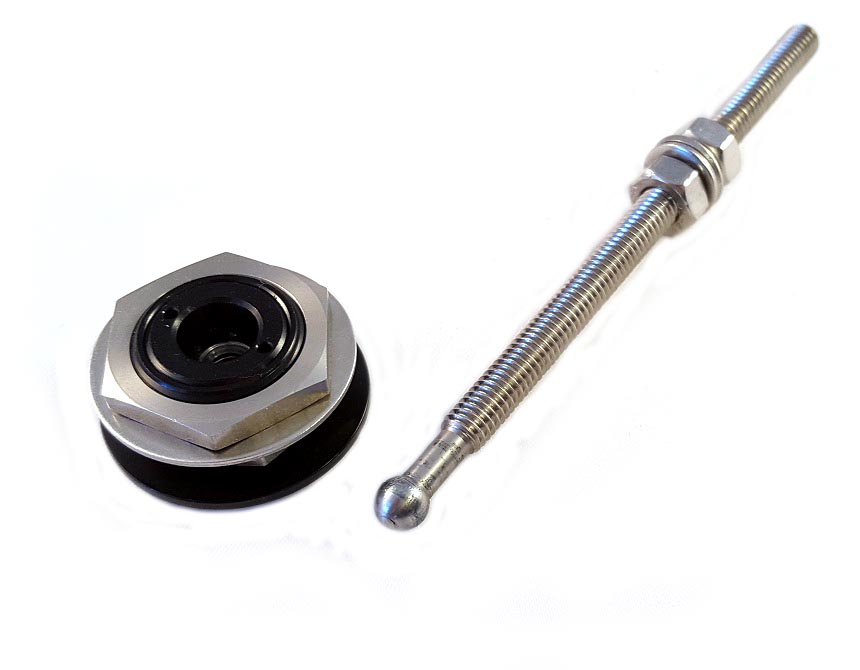 Hurricane - Push-Clips snabblås 31,5mm svart