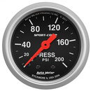 2-1/16" PRESSURE, 0-200 PSI, SPORT-COMP