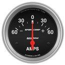 2-5/8" AMMETER, 60-0-60 AMPS, SPORT-COMP