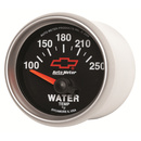 2-1/16" Vattentemperatur, 100-250 °F, CHEVY RED BOWTIE, BLACK