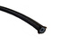 AN3 Nylon och stålomspunnen bromsslang 1/8" Svart