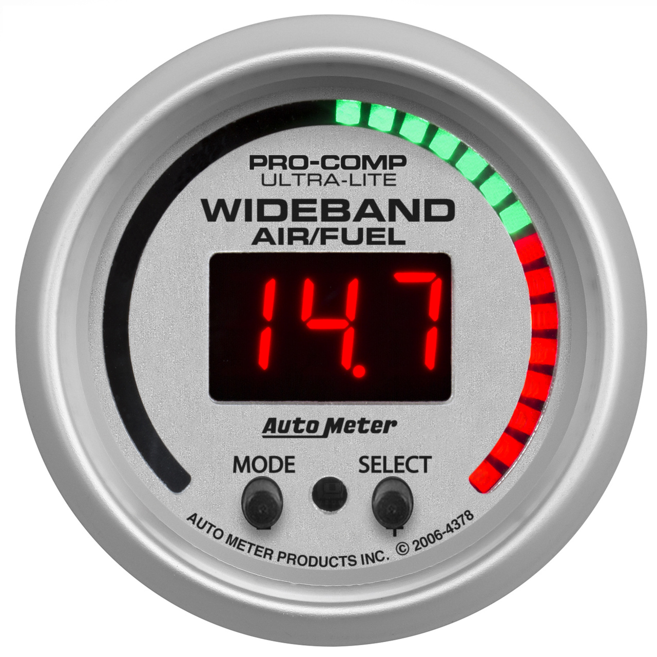 2-1/16" Bredbandslambda PRO AFR, 6:1-20:1 AFR, ULTRA-LITE