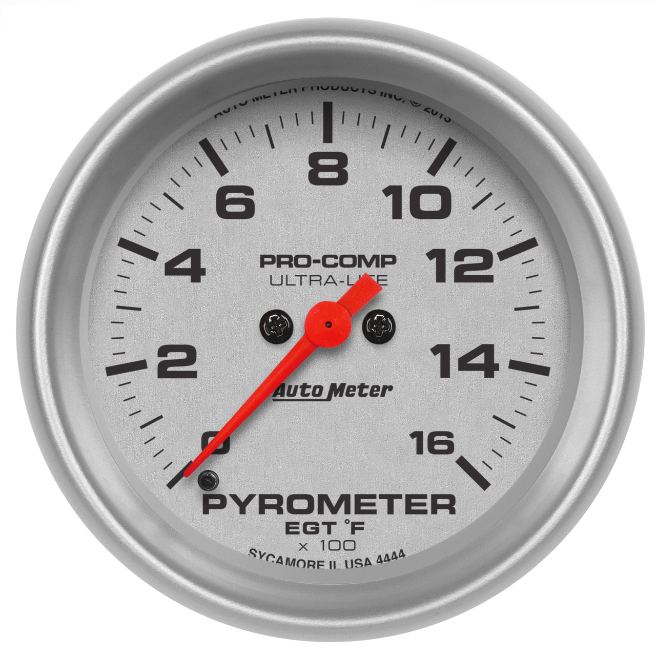 2-5/8" Pyrometer, 0-1600 °F, ULTRA-LITE