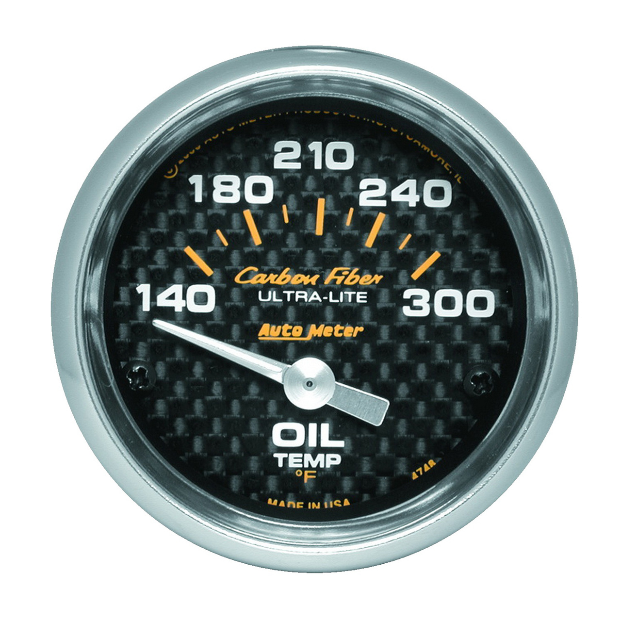 2-1/16" Oljetemperatur, 140-300 °F, CARBON FIBER