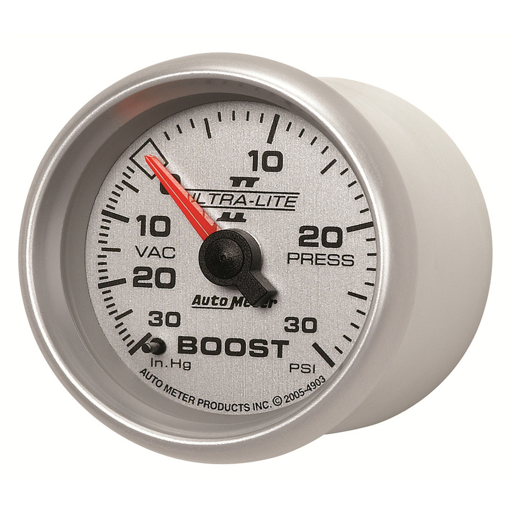 2-1/16" Laddtryck/Vacuum, 30 IN HG/30 PSI, ULTRA-LITE II