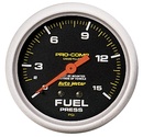 2-5/8" Bränsletryck, 0-15 PSI, Vätskefylld, PRO-COMP