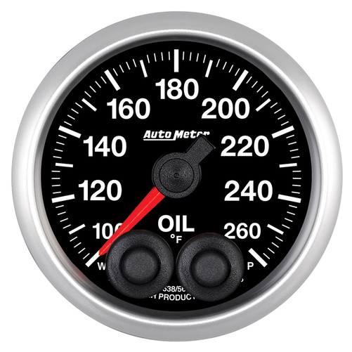 2-1/16" Oljetemperatur, 100-260º, ELITE, HIGH TEMP CALIBRATION