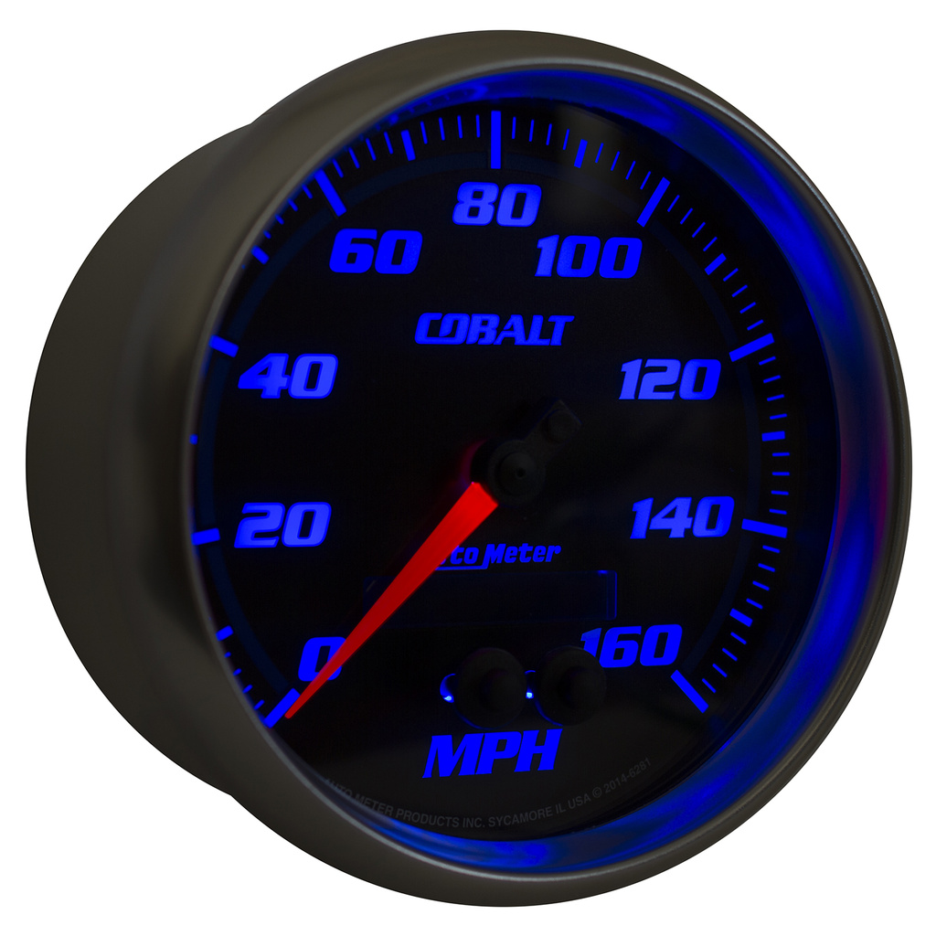5" GPS Hastighetsmätare,, 0-160 MPH, COBALT
