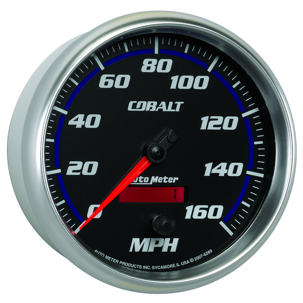 5" Hastighetsmätare,, 0-160 MPH, COBALT