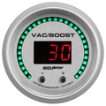 2-1/16" TWO CHANNEL Vakuum/Laddtryck / Vätsketryck, SELECTABLE SCALE PSI / BAR, ULTRA-LITE ELITE DIGITAL