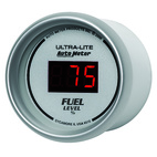 2-1/16" Bränslenivå, Programerbar 0-280 Ω, DIG. SILVER