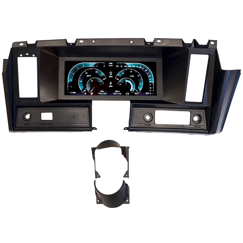 INVISION LCD DASH KIT, 69 CAMARO, DIRECT FIT DIGITAL DASH