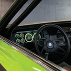 INVISION LCD DASH KIT, 72-76 A-BODY, DIRECT FIT DIGITAL DASH